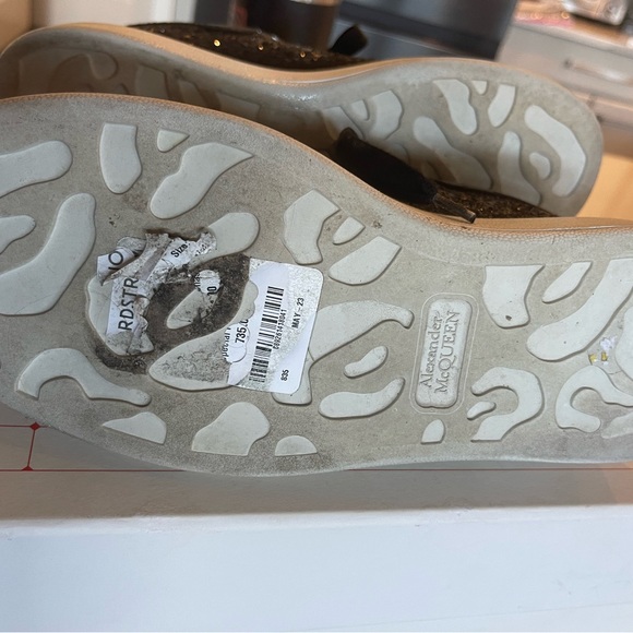 Alexander McQueen oversized embellished leather sneakers.~ 38 - Picture 7 of 9